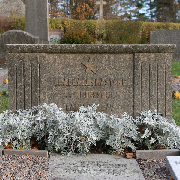 John Erikssons familjegrav i gruppen Vrmland / Sffle / By kyrkogrd hos Kyrkogrdsvandring (010284R)