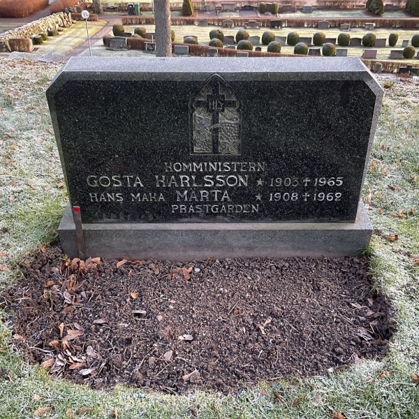 Gsta och Mrta Karlsson      i gruppen Vrmland / Sffle / Bro kyrkogrd hos Kyrkogrdsvandring (030504R)