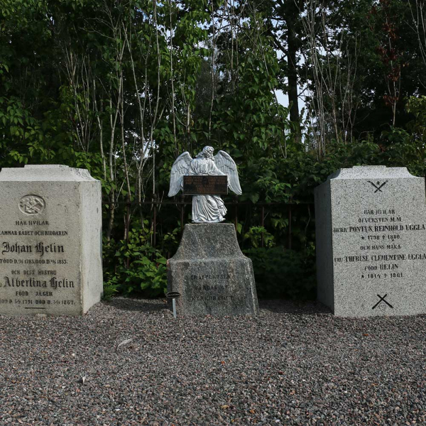 Johan Helins familjegrav i gruppen Värmland / Säffle / Gillberga kyrkogård hos Kyrkogårdsvandring (090123R)