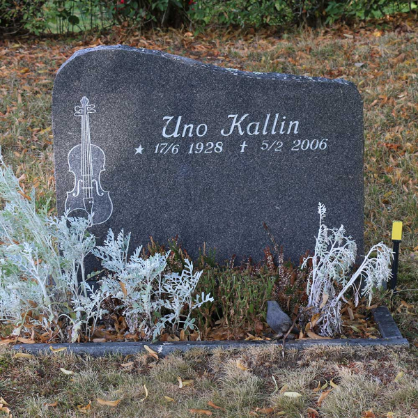 Uno Kallin i gruppen Vrmland / Sffle / Gillberga kyrkogrd hos Kyrkogrdsvandring (09221-2)