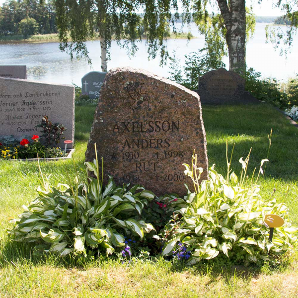 Anders Axelsson och Rut Axelsson i gruppen Vrmland / Sffle / Kila kyrkogrd hos Kyrkogrdsvandring (100233R)