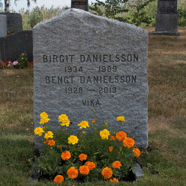 Bengt och Birgit Danielsson i gruppen Vrmland / Sffle / Kila kyrkogrd hos Kyrkogrdsvandring (1003110R)