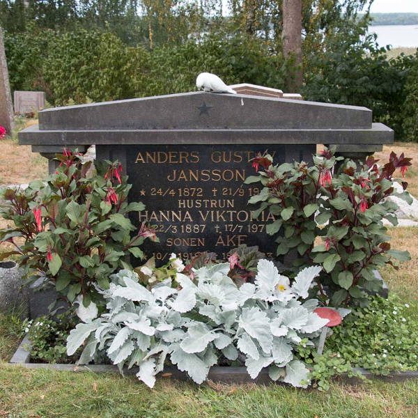 Anders Janssons familjegrav i gruppen Vrmland / Sffle / Kila kyrkogrd hos Kyrkogrdsvandring (1004243R)