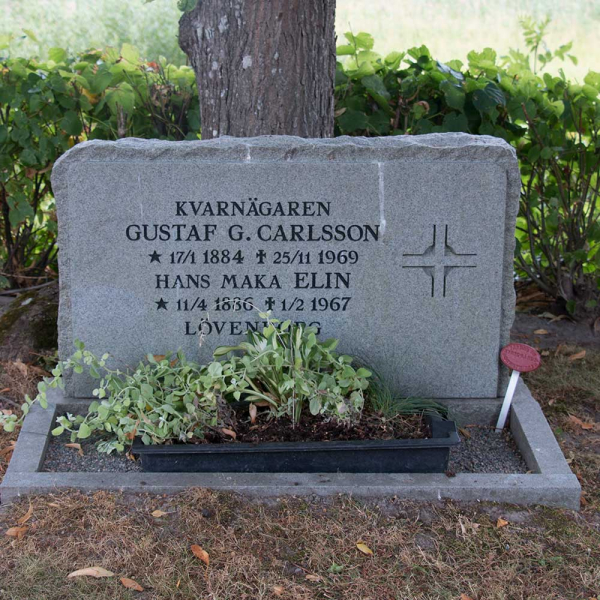 Gustaf Carlsson i gruppen Vrmland / Sffle / Kila kyrkogrd hos Kyrkogrdsvandring (1008112)