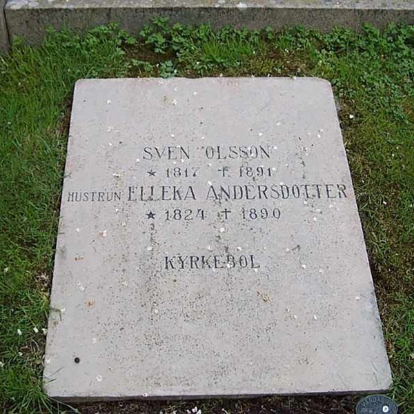 Sven Olsson och Ellika Andersdotter       i gruppen Vrmland / Sffle / Lngserud kyrkogrd hos Kyrkogrdsvandring (120123C-DR)