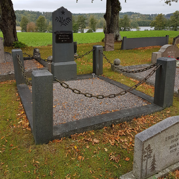 Jan Jakob Börjessons familjegrav i gruppen Värmland / Säffle / Långserud kyrkogård hos Kyrkogårdsvandring (120432R)