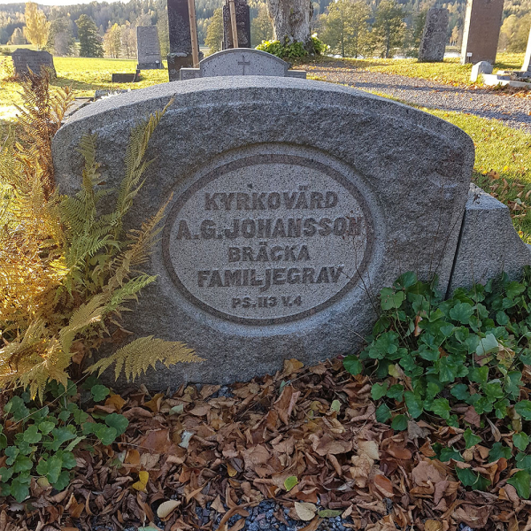 Anders och Stina Johansson i gruppen Vrmland / Sffle / Lngserud kyrkogrd hos Kyrkogrdsvandring (120453R)