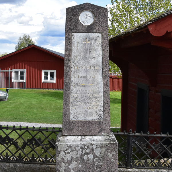 Johan Gustaf Norbck i gruppen Vrmland / Arvika / Arvika kyrkogrd hos Kyrkogrdsvandring (210A0005)