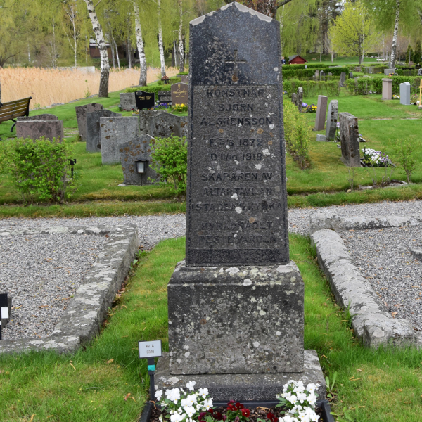 Björn Ahlgrensson i gruppen Värmland / Arvika / Arvika kyrkogård hos Kyrkogårdsvandring (210A0300)