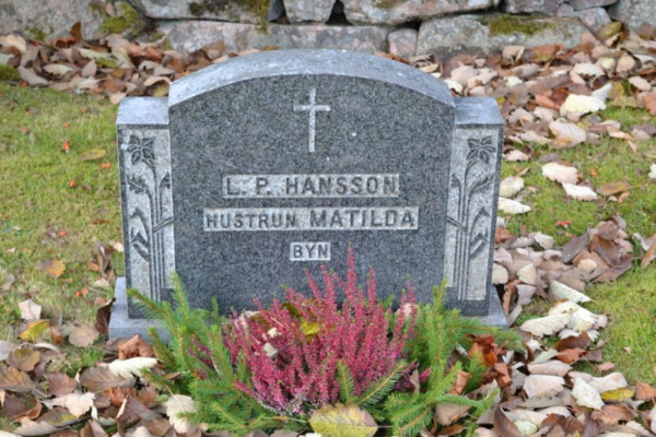 Lars Petter Hanssons Familjegrav i gruppen Dalsland / Åmål / Mo kyrkogård hos Kyrkogårdsvandring (amal04920005)