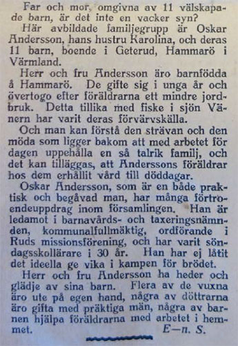 Oscar Anderssons familjegrav